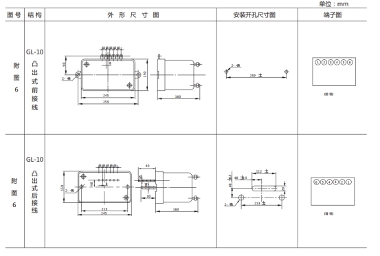 JSL-13外形結構及開孔尺寸圖 JSL-13外形結構及開孔尺寸圖